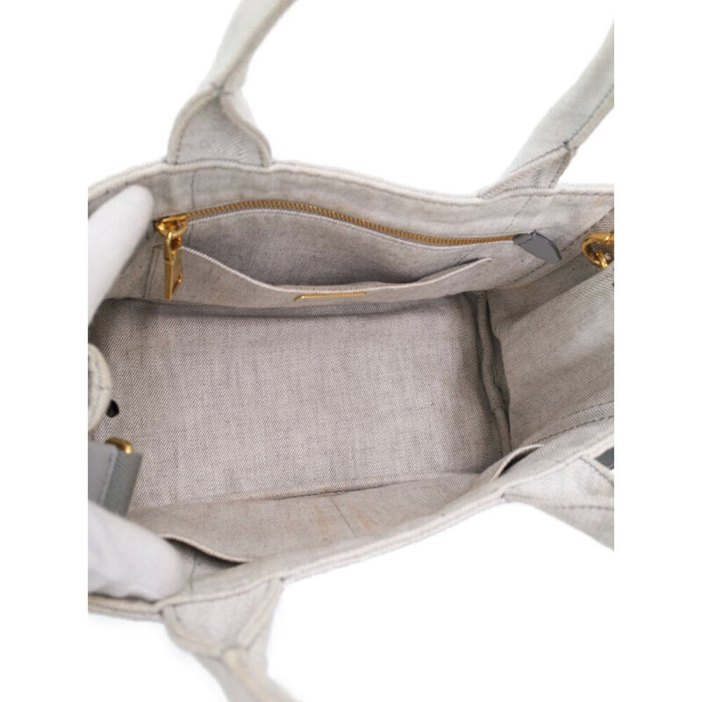 Prada 2way Canapa Denim Shoulder Bag - Picture 3 of 9